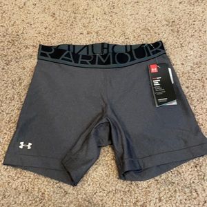 Brand New Grey Under Armor Biker Short Size Medium